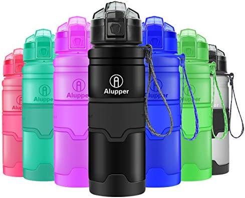Water Bottle- Tritan Bottles For Kids/Adult- Leak Proof, Eco-friendly Portable Sports Bottles With Filter, Flip Top Lid, Pop Opens With 1-Click - Reusable,BPA-Free