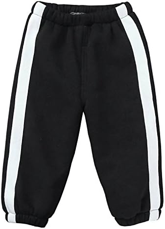 Ameyda Unisex Kids Baby Fleece Jogger Pants With Striped