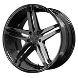 Verde Parallax 20x9 Gloss Black Wheel / Rim 5x120 with a 20mm Offset and a 74.1 Hub Bore. Partnumber V39-291220GB