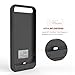 iPhone 6s 6 Battery Case,[Apple MFi Certified] for iPhone 6 External 3100mAh Power Pack Case and Rechargeable Back Up Battery Charger Slim Design--Black& Black Frame