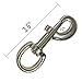 2pc ALAZCO Flag Swivel Snap Clips Hooks 3.5” Heavy Duty Spring Sturdy 200lbs Safety Load 0.78” Eyelet Capacity Flagpole Hardware Pet Leash Key Chain Leather Craft Camping Boating Tarp Cover Clips