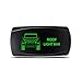 CH4x4 Rocker Switch Jeep Wrangler JK Roof Light Bar Symbol – Horizontal - Green LED