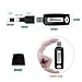 Digital Voice Recorder-8GB USB Portable Digital Audio Voice Recorder- No Flashing Light When Recording-Use as Dictaphone,One Button Recording, Compatible with Windows and Mac,Android OTG
