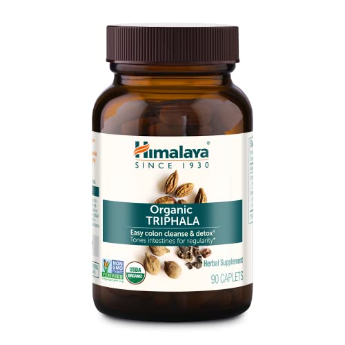 Himalaya Organic Triphala, Colon Cleanse & Digestive Supplement for