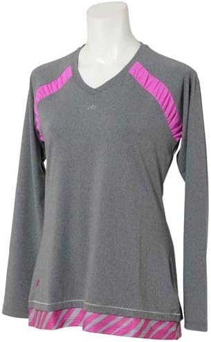 Amazon New Balance ニューバランス ランニング ウェア 長袖切替tシャツ レディース チャコール杢 Nbw 424w 905 シャツ 通販