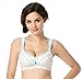 TANZKY Women's Comfort Nursing Underwear Front Button Underwire Bra