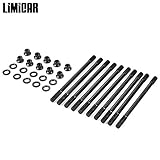 LIMICAR 12-Point Cylinder Head Stud Kit Fits 1997-2001 Honda Prelude H22A1 H22A4 VTEC Engine 2084304