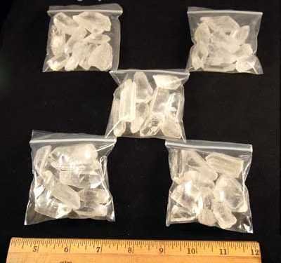 1 Clear+Quartz+Points+Grade+10pcs