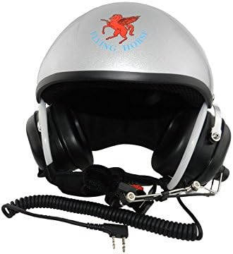 Professional communication helmet for powered paragliding and paramotor