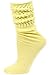 Millennium Women's Slouch Socks - 1 Pair - Light Yellow