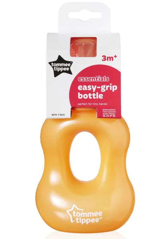 Tommee Tippe Esential Easy-Grip Bottle BPA Free│240ml│3m+ (Orange)