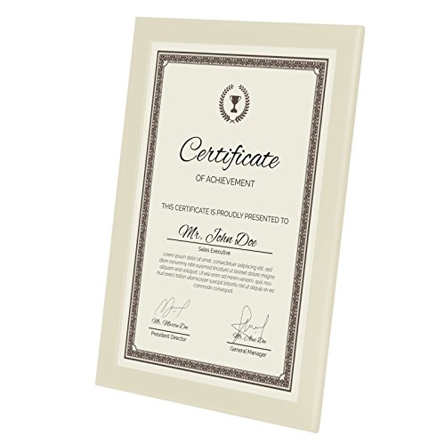 image for Notice Frame 11x17 Inches, Cream SnapeZo 1.25