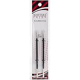 Knitter's Pride Karbonz Interchangeable 4.5-inch (11.5cm) Long Tip Knitting Needles; Size US 4 (3.50mm) 110303