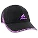 adidas Women's Adizero II Cap, Black/Shock Purple/Raffia Print, One Size