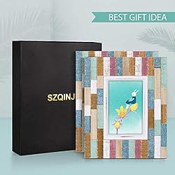 SZQINJI 4x6 Picture Photo Frames Pack of 2 Rustic