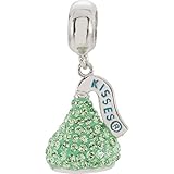 Sterling Silver HERSHEY'S KISSES 3D Light Green