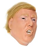 Donald Trump Celebrity Latex Mask Ideal for Parties Halloween | MAGA Pin Included