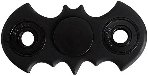 Coosa Hand Spinner Fidget Spinner Fast Bearing Focus Anxiety Relief Toys Bat Style(Black)