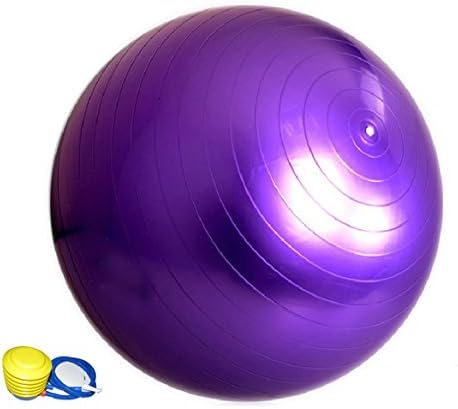 SweetyRose Anti-Burst Exercise Gym Yoga Ball 4 Sizes Swiss Ball Inflatable Balance Ball with Pump