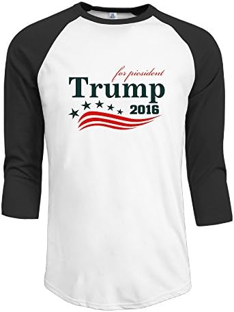 Young Men Trump For President 2016 Graphic Baseball Shirts