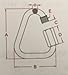 Stainless Steel 316 Delta Quick Link 3/16