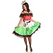Disiao Sassy Mexican Style Costume Dress for Women Halloween Party