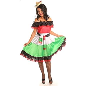 Amazon.com: Disiao Sassy Mexican Style Costume Dress for ... Amazon.com: Disiao S