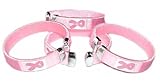 Pack Of 4 Pink Ribbon Bangle Bracelets - Breast Cancer Awareness / Fundraisers / Party Favors