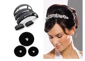 Buy Iyaan Women Hair Puff Volumizer With Donut Bun Maker For Party