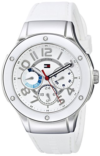 Tommy Hilfiger Women's 1781310 "Sport Lux" Stainless Steel Crystal-Accented Watch