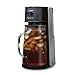 Capresso Iced Tea maker with 80oz Glass Carafe and Removable Water Tank,Black