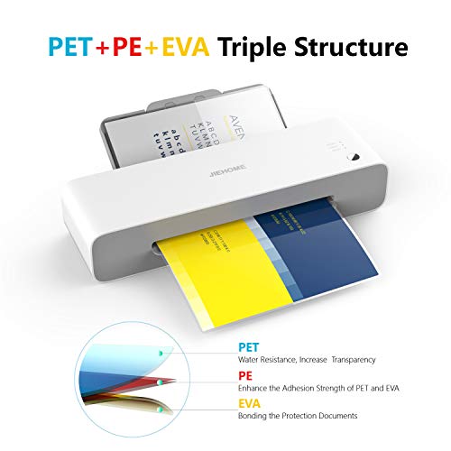 Thermal Laminating Pouches,Jiehome 4-Colors 80 Packs 3 Mil Clear Letter Size Laminating Sheets -9X 11.5Inch Great for Signs, Schedules,Certificates,Kids Artwork,and More