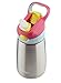 Contigo AUTOSPOUT Straw Striker Chill Stainless Steel Kids Water Bottle, 10 oz, Cherry Blossom