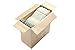 Finnhomy Sturdy 50 Pack Non-Slip Shirt and Dress Clothes Hangers Heavy Duty Slim-Line Velvet Hanger Beige with 10 Free Finger Clips