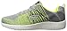 Skechers Sport Men's Burst in the Mix Oxford,Light Gray/Lime,11.5 M US