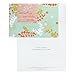 DaySpring Thinking of You Greeting Card with Embossed White Envelopes, 12 Count, Joyful Thoughts