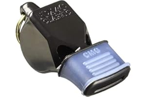 REFSTUFF REFSCORER Referee Whistle Fox 40 with CMG RefSwhistle (No Lanyard Supplied) for Soccer, Football, Umpire, Officials