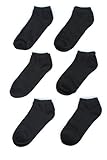 Mamia Women's 6 Pairs Of Ankle Socks Low Cut Sport Peds