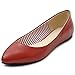 Ollio Women's Ballet Shoe Comfort Basic Light Multi Color Flat