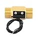 uxcell G3/4 inches Thread Liquid Water Flow Sensor Switch Flowmeter Fluidmeter 5-30L/min 62mm
