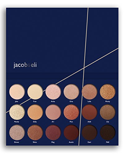 18 Super Pigmented High Quality - Top Influencer Professional Eyeshadow Palette all finishes, 5 Matte + 9 Shimmer + 4 Duochrome - Buttery Soft, Creamy Texture, Blendable, Long Lasting Stay (Bare)