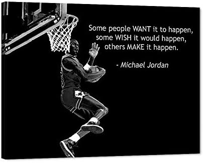 Mj Jordan キャンバスウォールアート バスケットボールレジェンドジョーダンの引用句 インスピレーションキャンバス絵画 エアジョーダンポスター画像 マイケルフレームアートワーク ジョーダンファンギフト ホームベッドルーム 壁の装飾用 幅30インチ X 高さ40インチ