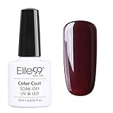 Qimisi Wine Red Range Nail Art Soak Off Gel Polish UV LED Varnish 10ml 008