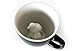 Creature Cups Crow Ceramic Cup (11 Ounce, Dark Grey) | Hidden Creepy Animal Inside | Halloween, Holiday and Birthday Gift for Coffee & Tea Lovers