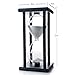 Bellaware Hourglass Sand Timer, 45 Minutes Wood Sand Clock White