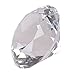 Duosuny 30mm Glass Diamond Paperweight Birthstone Table Decorations Christmas Centerpiece Gifts for Kids Multicolor Gifts Packing (12 pcs)