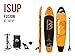 Aqua Marina 340-18FUS Fusion Stand Up Inflatable SUP Paddle Board, Orange, 10'