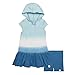 Burt's Bees Baby Baby Girls' Organic Hooded Dress and Bike Short Set, Geyser, 0-3 Months