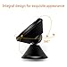 Sinuoda Magnetic Phone Car Mount Holder, Universal 360 Rotation Magnetic Car Phone Holder Stand, Metal Mobile Phone Holder for Car Dashboard Mount Leather Black
