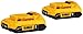 DEWALT DCB203-2 20V Max Compact XR Li-Ion Compact Battery; 2-Pack - (Renewed)